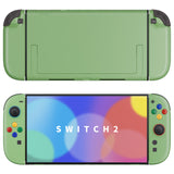 eXtremeRate DIY Replacement Full Set Shells with Buttons for Nintendo Switch 2 - Deluxe Version - Matcha Green - QGRNTM010