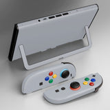 eXtremeRate DIY Replacement Full Set Shells with Buttons for Nintendo Switch 2 - Deluxe Version - New Hope Gray - QGRNTM011