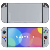eXtremeRate DIY Replacement Full Set Shells with Buttons for Nintendo Switch 2 - Deluxe Version - New Hope Gray - QGRNTM011