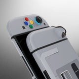eXtremeRate DIY Replacement Full Set Shells with Buttons for Nintendo Switch 2 - Deluxe Version - SFC SNES Classic EU Style - QGRNTY001