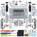 eXtremeRate DIY Replacement Full Set Shells with Buttons for Nintendo Switch 2 - Deluxe Version - SFC SNES Classic EU Style - QGRNTY001