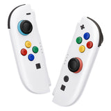 eXtremeRate DIY Replacement Full Set Shells with Buttons for Nintendo Switch 2 - Deluxe Version - White - QGRNTM008