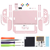 eXtremeRate DIY Replacement Full Set Shells with Buttons for Nintendo Switch 2 - Essence Version - Cherry Blossoms Pink - RHANTM009