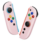 eXtremeRate DIY Replacement Full Set Shells with Buttons for Nintendo Switch 2 - Essence Version - Cherry Blossoms Pink - RHANTM009