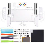 eXtremeRate DIY Replacement Full Set Shells with Buttons for Nintendo Switch 2 - Essence Version - Clear - RHANTM006