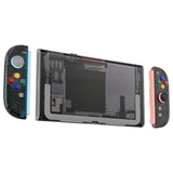 eXtremeRate DIY Replacement Full Set Shells with Buttons for Nintendo Switch 2 - Essence Version - Clear Slate Black - RHANTM002