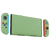 eXtremeRate DIY Replacement Full Set Shells with Buttons for Nintendo Switch 2 - Essence Version - Matcha Green - RHANTM010