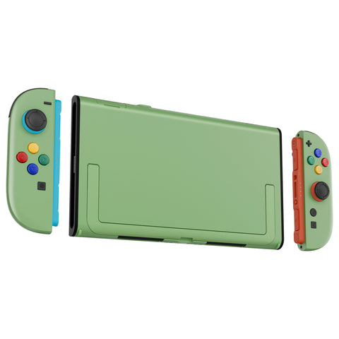 eXtremeRate DIY Replacement Full Set Shells with Buttons for Nintendo Switch 2 - Essence Version - Matcha Green - RHANTM010