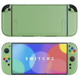 eXtremeRate DIY Replacement Full Set Shells with Buttons for Nintendo Switch 2 - Essence Version - Matcha Green - RHANTM010