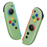 eXtremeRate DIY Replacement Full Set Shells with Buttons for Nintendo Switch 2 - Essence Version - Matcha Green - RHANTM010