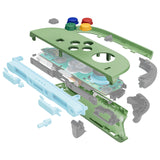 eXtremeRate DIY Replacement Full Set Shells with Buttons for Nintendo Switch 2 - Essence Version - Matcha Green - RHANTM010