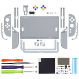 eXtremeRate DIY Replacement Full Set Shells with Buttons for Nintendo Switch 2 - Essence Version - New Hope Gray - RHANTM011