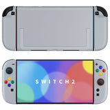 eXtremeRate DIY Replacement Full Set Shells with Buttons for Nintendo Switch 2 - Essence Version - New Hope Gray - RHANTM011