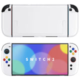 eXtremeRate DIY Replacement Full Set Shells with Buttons for Nintendo Switch 2 - Essence Version - White - RHANTM008
