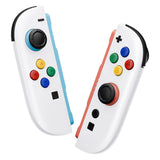 eXtremeRate DIY Replacement Full Set Shells with Buttons for Nintendo Switch 2 - Essence Version - White - RHANTM008