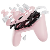 eXtremeRate DIY Replacement Full Set Shells with Buttons for Nintendo Switch 2 Pro Controller - Cherry Blossoms Pink - QGSPTM005