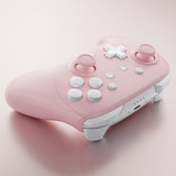 eXtremeRate DIY Replacement Full Set Shells with Buttons for Nintendo Switch 2 Pro Controller - Cherry Blossoms Pink - QGSPTM005