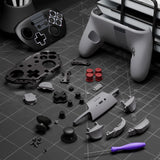 eXtremeRate DIY Replacement Full Set Shells with Buttons for Nintendo Switch 2 Pro Controller - Classic NES Style - QGSPTY004