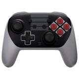 eXtremeRate DIY Replacement Full Set Shells with Buttons for Nintendo Switch 2 Pro Controller - Classic NES Style - QGSPTY004