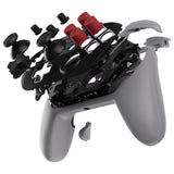 eXtremeRate DIY Replacement Full Set Shells with Buttons for Nintendo Switch 2 Pro Controller - Classic NES Style - QGSPTY004