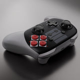 eXtremeRate DIY Replacement Full Set Shells with Buttons for Nintendo Switch 2 Pro Controller - Classic NES Style - QGSPTY004