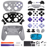 eXtremeRate DIY Replacement Full Set Shells with Buttons for Nintendo Switch 2 Pro Controller - Classic SNES Style - QGSPTY003