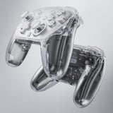 eXtremeRate DIY Replacement Full Set Shells with Buttons for Nintendo Switch 2 Pro Controller - Clear - QGSPTM003