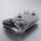 eXtremeRate DIY Replacement Full Set Shells with Buttons for Nintendo Switch 2 Pro Controller - Clear - QGSPTM003