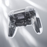 eXtremeRate DIY Replacement Full Set Shells with Buttons for Nintendo Switch 2 Pro Controller - Clear - QGSPTM003