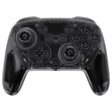 eXtremeRate DIY Replacement Full Set Shells with Buttons for Nintendo Switch 2 Pro Controller - Clear Slate Black - QGSPTM002