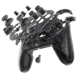 eXtremeRate DIY Replacement Full Set Shells with Buttons for Nintendo Switch 2 Pro Controller - Clear Slate Black - QGSPTM002