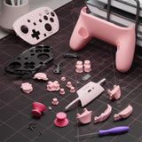 eXtremeRate DIY Replacement Full Set Shells with Buttons for Nintendo Switch 2 Pro Controller - Puffy Pink - QGSPTM006