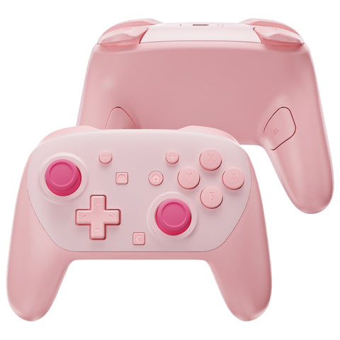 eXtremeRate DIY Replacement Full Set Shells with Buttons for Nintendo Switch 2 Pro Controller - Puffy Pink - QGSPTM006