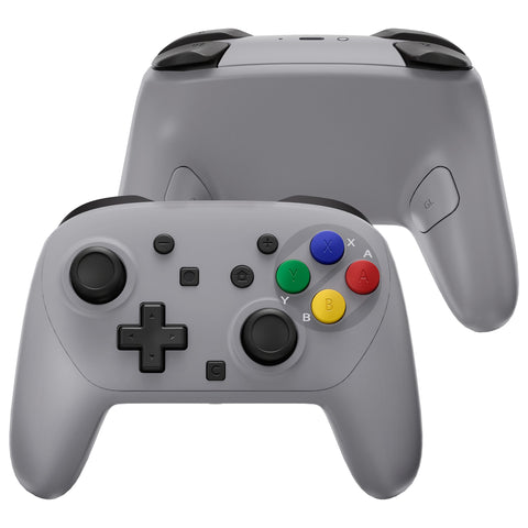 eXtremeRate DIY Replacement Full Set Shells with Buttons for Nintendo Switch 2 Pro Controller - SFC SNES Classic EU - QGSPTY002