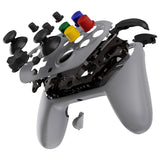 eXtremeRate DIY Replacement Full Set Shells with Buttons for Nintendo Switch 2 Pro Controller - SFC SNES Classic EU - QGSPTY002