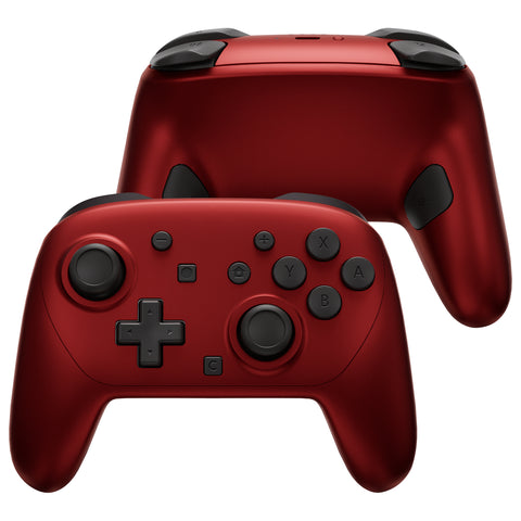 eXtremeRate DIY Replacement Full Set Shells with Buttons for Nintendo Switch 2 Pro Controller - Scarlet Red - QGSPTP001