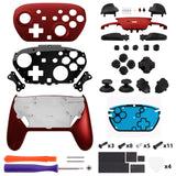 eXtremeRate DIY Replacement Full Set Shells with Buttons for Nintendo Switch 2 Pro Controller - Scarlet Red - QGSPTP001