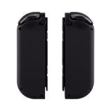 eXtremeRate Soft Touch Black Joycon Handheld Controller Housing (D-Pad Version) with Full Set Buttons, DIY Replacement Shell Case for NS Switch JoyCon & OLED JoyCon - Console Shell NOT Included - JZP310