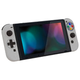 eXtremeRate SNES Classic EU Style Joycon Handheld Controller Housing (D-Pad Version) with Colorful Buttons, DIY Replacement Shell Case for NS Switch JoyCon & OLED JoyCon - Console Shell NOT Included - JZT106