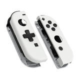 eXtremeRate White Joycon Handheld Controller Housing (D-Pad Version) with Full Set Buttons, DIY Replacement Shell Case for NS Switch JoyCon & OLED JoyCon - Console Shell NOT Included - JZP303