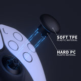 eXtremeRate EDGE Sticks Swappable Thumbsticks for PS5 Controller, Custom Black Replacement Interchangeable Analog Stick Joystick for PS5, for PS4 All Model Controllers Universal - WITHOUT Controller - P5J201