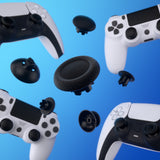eXtremeRate EDGE Sticks Swappable Thumbsticks for PS5 Controller, Custom Black Replacement Interchangeable Analog Stick Joystick for PS5, for PS4 All Model Controllers Universal - WITHOUT Controller - P5J201