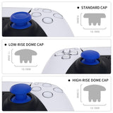 eXtremeRate EDGE Sticks Swappable Thumbsticks for PS5 Controller, Custom Blue Replacement Interchangeable Analog Stick Joystick for PS5, for PS4 All Model Controllers Universal - WITHOUT Controller - P5J210