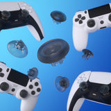 eXtremeRate EDGE Sticks Swappable Thumbsticks for PS5 Controller, Custom Clear Black Replacement Interchangeable Analog Stick Joystick for PS5, for PS4 All Model Controllers Universal - WITHOUT Controller - P5J208