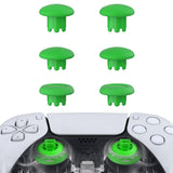 eXtremeRate EDGE Sticks Swappable Thumbsticks for PS5 Controller, Custom Green Replacement Interchangeable Analog Stick Joystick for PS5, for PS4 All Model Controllers Universal - WITHOUT Controller - P5J211