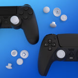eXtremeRate EDGE Sticks Swappable Thumbsticks for PS5 Controller, Custom Solid White Replacement Interchangeable Analog Stick Joystick for PS5, for PS4 All Model Controllers Universal - WITHOUT Controller - P5J202