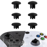 eXtremeRate EDGE Sticks Interchangeable Thumbsticks for Xbox Core Controller, Black Swappable Analog Stick Joystick for Xbox One S/X, Xbox Elite V1 Controller, for Nintendo Switch Pro Controller - AGLX3M001