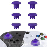 eXtremeRate EDGE Sticks Interchangeable Thumbsticks for Xbox Core Controller, Purple Swappable Analog Stick Joystick for Xbox One S/X, Xbox Elite V1 Controller, for Nintendo Switch Pro Controller - AGLX3M005