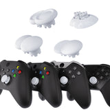 eXtremeRate EDGE Sticks Interchangeable Thumbsticks for Xbox Core Controller, Robot White Swappable Analog Stick Joystick for Xbox One S/X, Xbox Elite V1 Controller, for Nintendo Switch Pro Controller - AGLX3M002