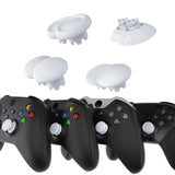 eXtremeRate EDGE Sticks Interchangeable Thumbsticks for Xbox Core Controller, Robot White Swappable Analog Stick Joystick for Xbox One S/X, Xbox Elite V1 Controller, for Nintendo Switch Pro Controller - AGLX3M002